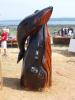 Humpback Whale wood carving